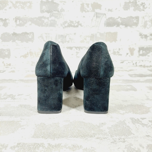 Steve Madden Lend Black Suede Pointed Toe Pump Heels T470 - Picture 4 of 11